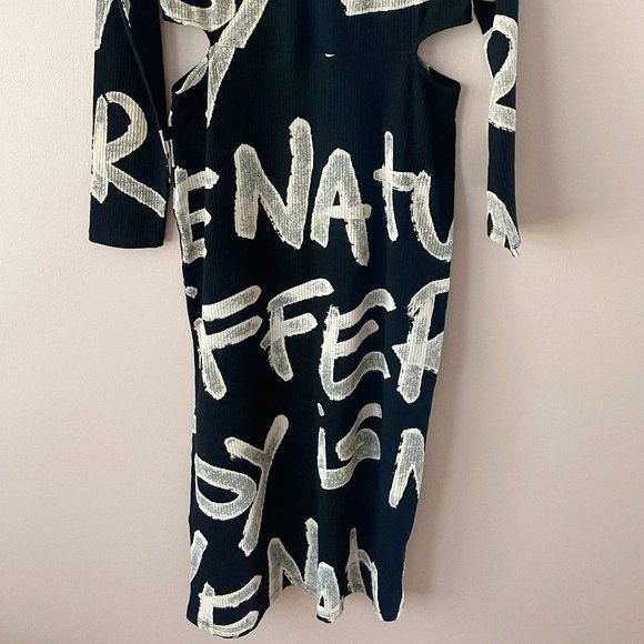 Desigual Manifesto Midi Dress size XL - RUNS SMALL - Picture 9 of 10